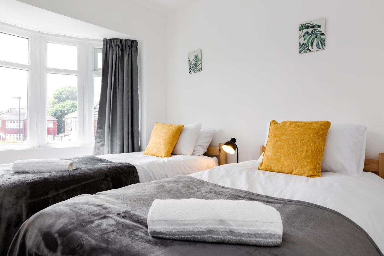 Willa 1 Mile To Etihad Stadium & Coop Arena, Free Parking, 7 Ppl Manchester Zewnętrze zdjęcie